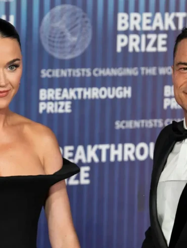 Orlando Bloom and Katy Perry arrive at the 10th Annual Breakthrough Prize Ceremony at Academy Museum of Motion Pictures