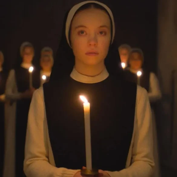 Sister Cecilia (Sydney Sweeney) in a scene from "Immaculate"