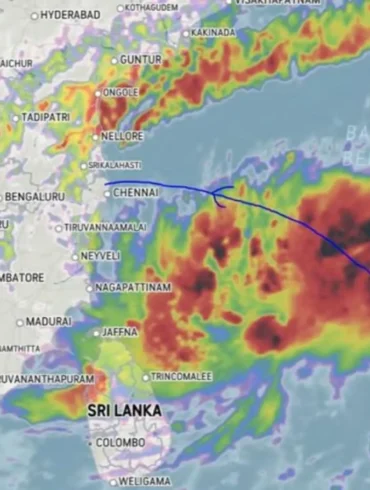 Tropical Cyclone Nivar in the Bay of Bengal