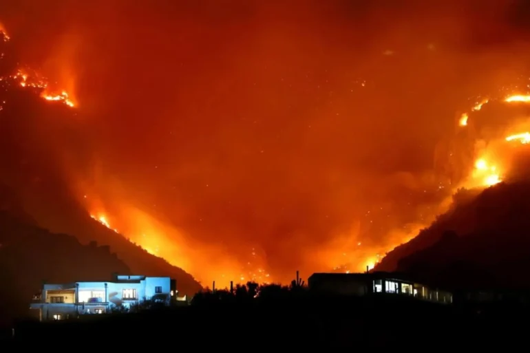 Fire in Tucson Yesterday